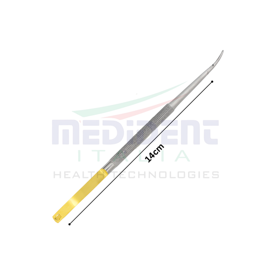 Castroviejo TC insert Round Handle Curved 14cm Needle SIze 5-0,6-0,7-0 Cod 1004-19.