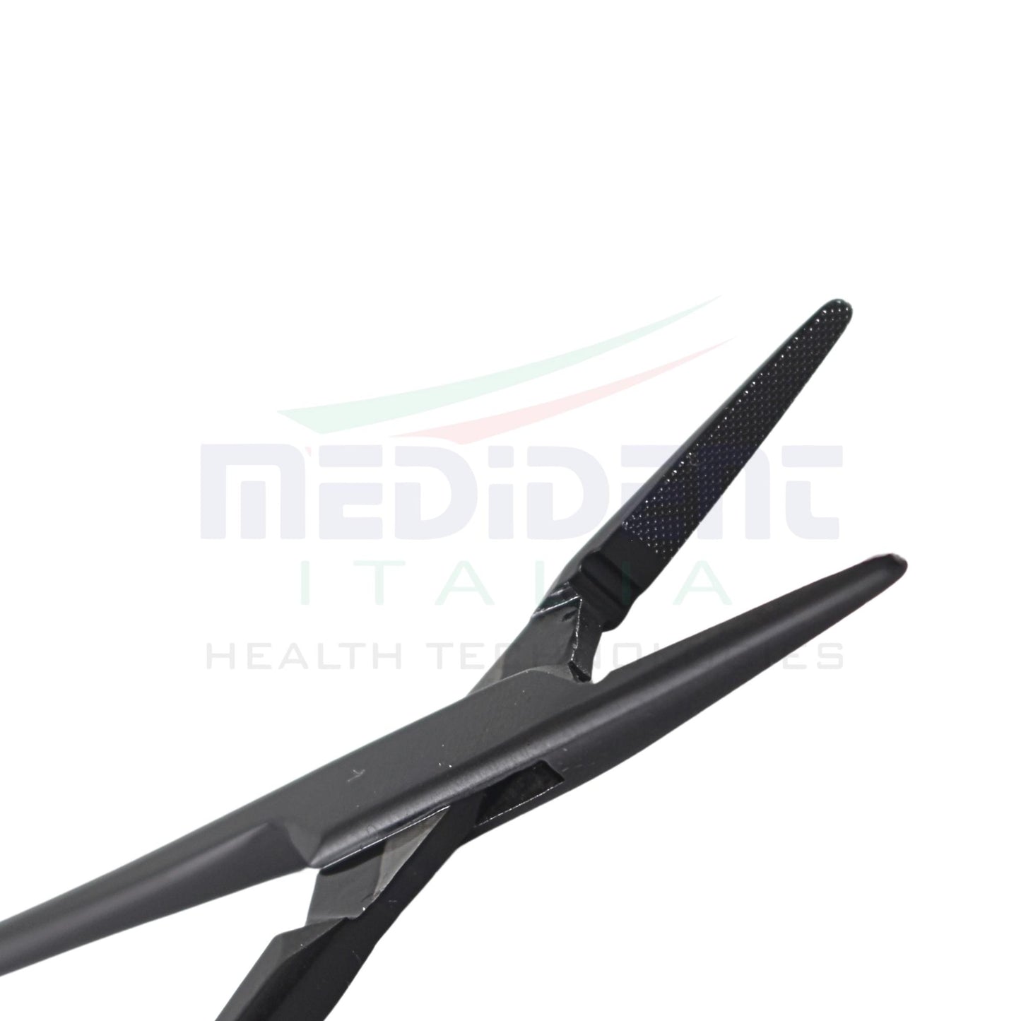 Cril Wood Forcep Straight 15cm TC insert Needle Size 2-0,3-0,4-0 Black Cod. 1004-2A.