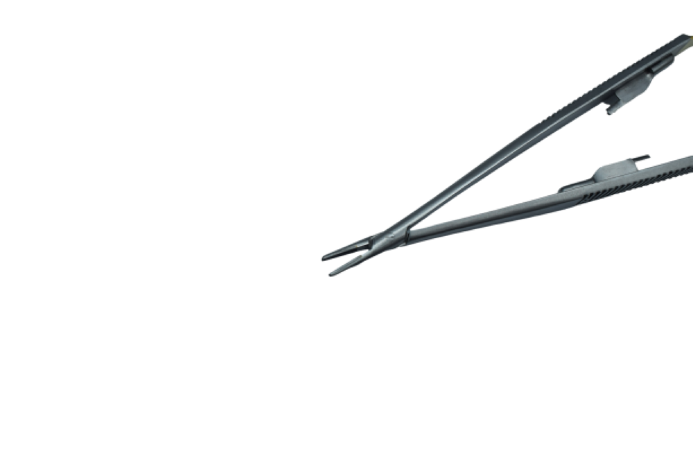 Castroviejo TC insert Straight 18cm Needle Size 4-0,5-0,6-0 Cod 1004-15.