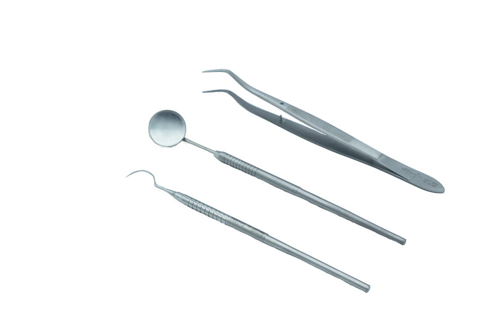 First Visit KIT (Sonda + Mirror + Tweezer) COD 1012-39.