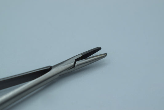 Castroviejo TC insert Round handle Straight 18cm Needle Size 5-0,6-0,7-0,8-0,9-0,10-0 Cod 1004-20.