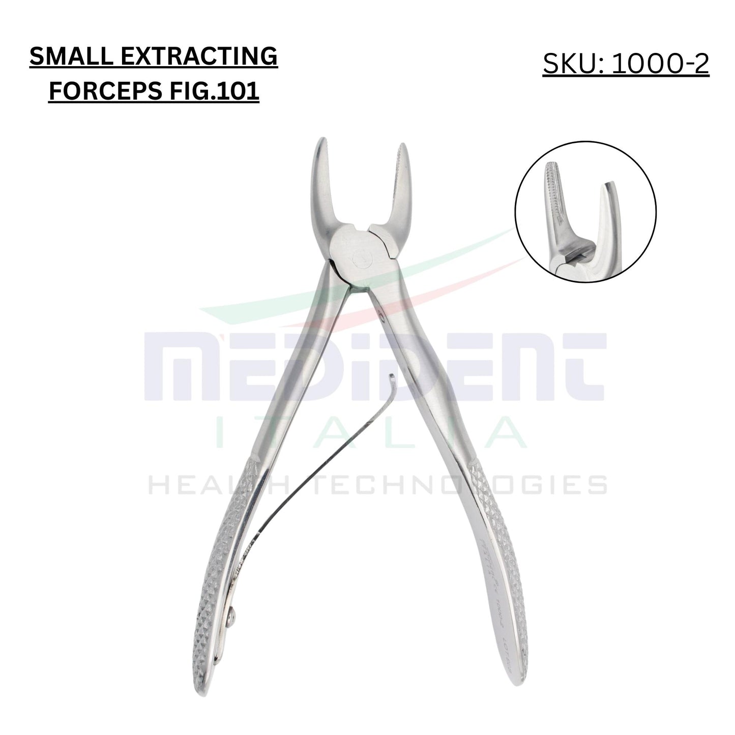 SMALL EXTRACTING FORCEPS FIG 101 UPPER INCISORS cod 1000-2