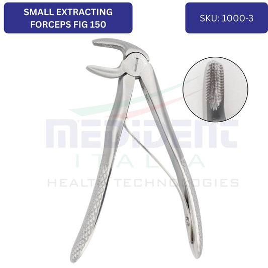 SMALL EXTRACTING FORCEPS LOWER INCISORS AND CANINES FIG 150 cod 1000-3