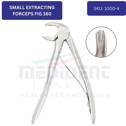 SMALL EXTRACTING FORCEPS LOWER MOLARS AND PREMOLARS FIG 160 cod 1000-4