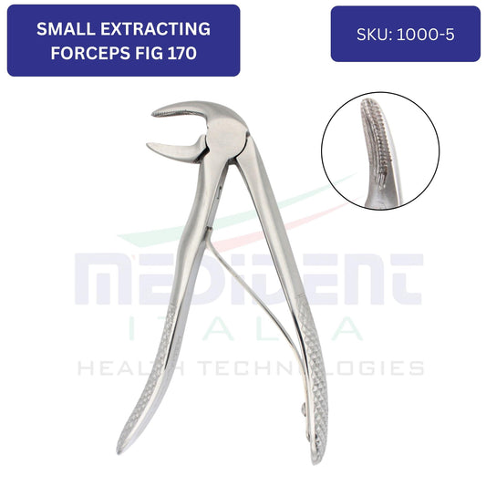 SMALL EXTRACTING FORCEPS LOWER ROOTS FIG 170 cod 1000-5