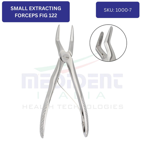 SMALL EXTRACTING FORCEPS UPPER ROOTS FIG 122 cod 1000-7