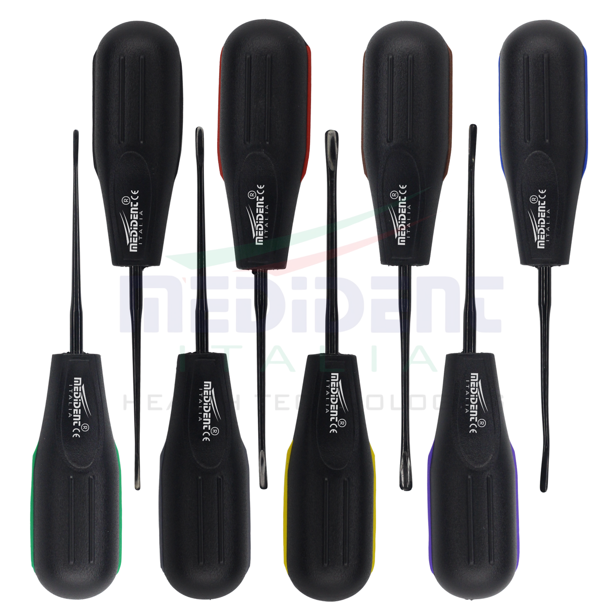 Luxatore Instruments set of 08 Pcs Black Cod. 1001-81B