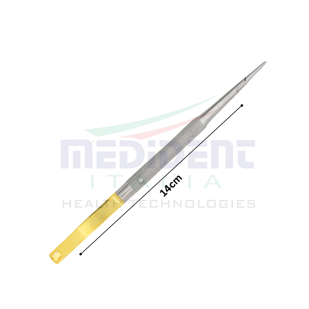 Castroviejo TC insert Round Handle Straight 14cm Needle Size 5-0,6-0,7-0 Cod 1004-18.