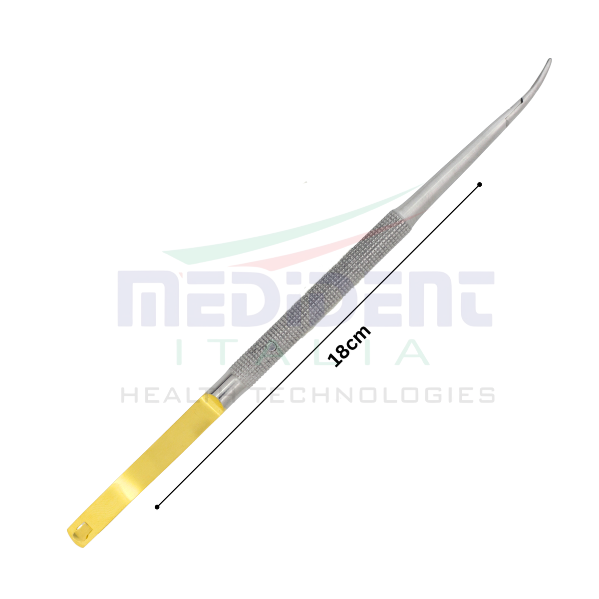 Castroviejo TC insert Round Handle Curved 18cm Needle Size 5-0,6-0,7-0,8-0,9-0,10-0 Cod 1004-21.