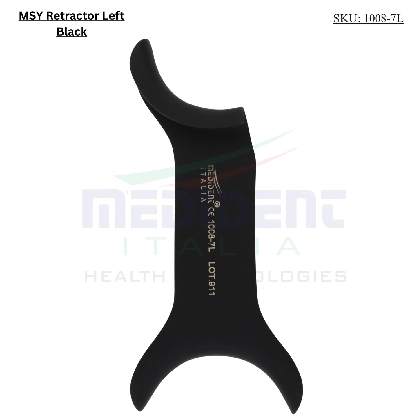 MSY Retractor Left Black cod.1008-7L