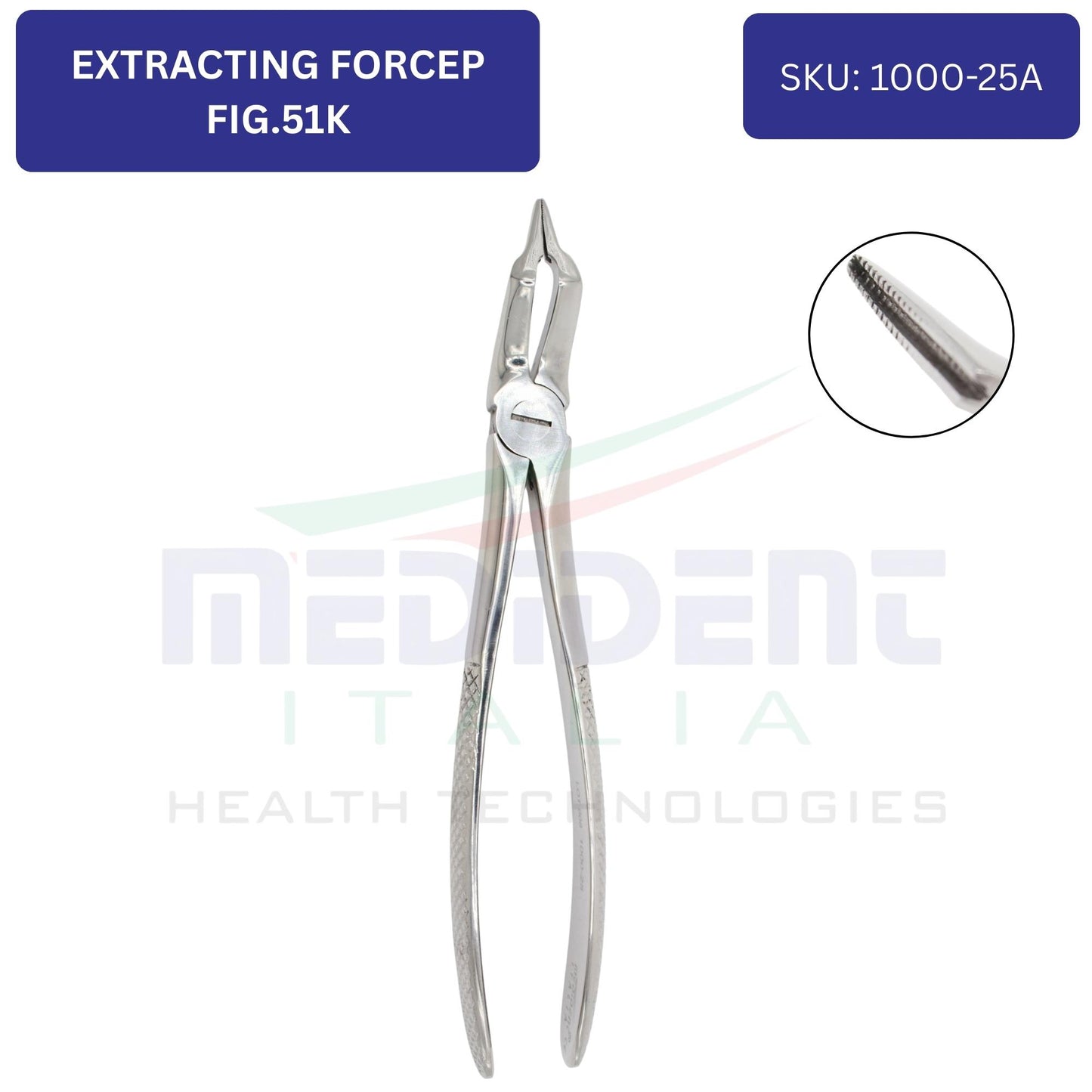 UPPER ROOT, FINE AND DEEP GRIPPING FIG.51K 1000-25A