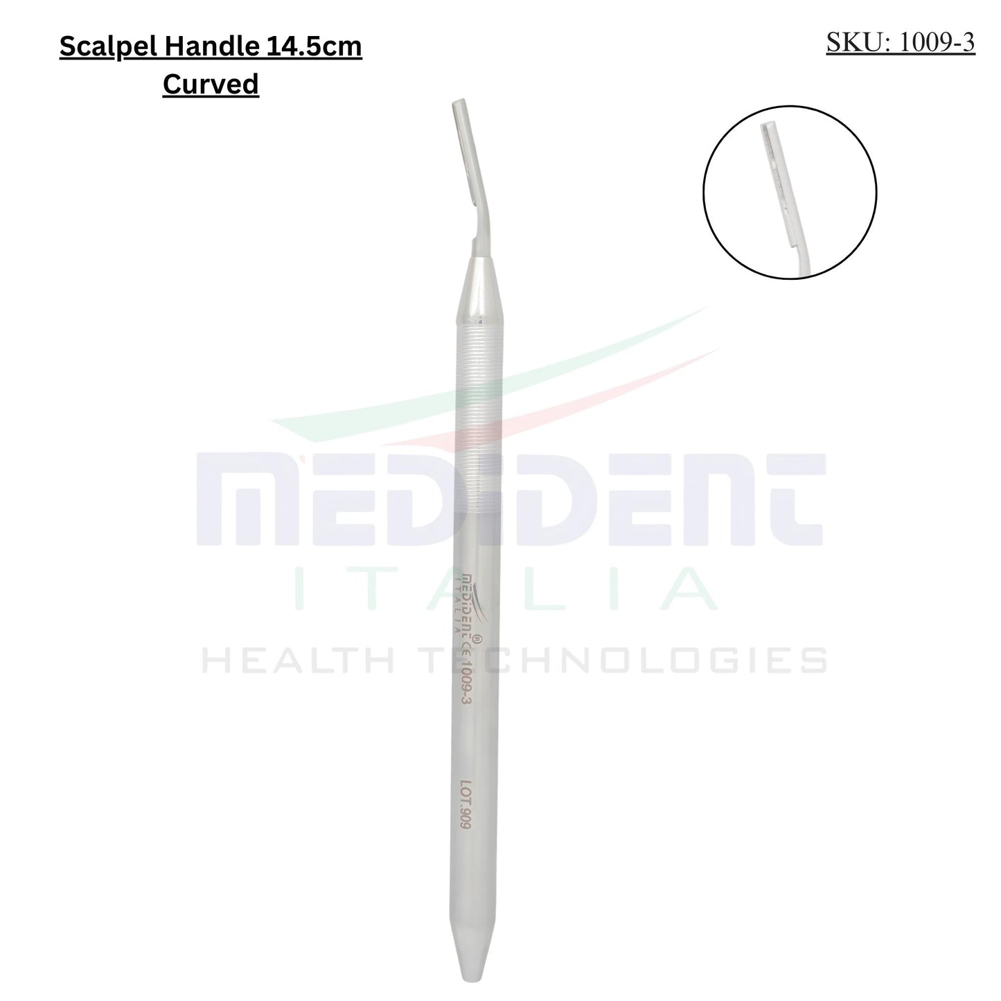 Scalpel Handles 14.5cm Curved Cod 1009-3.