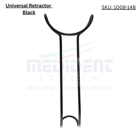 Universal retractor 17cm Black Cod. 1008-14B.