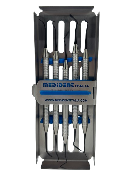 dental composite restorative filling instruments / set of 5 pcs with box / cod 1017-20