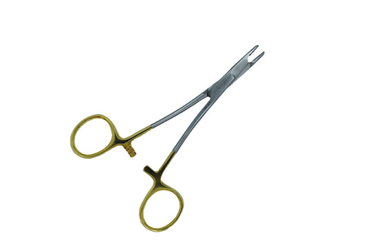 Olsen Hegar Needle Holder Scissors TC 14cm 3-0,4-0,5-0,6-0 Cod 1004-10.