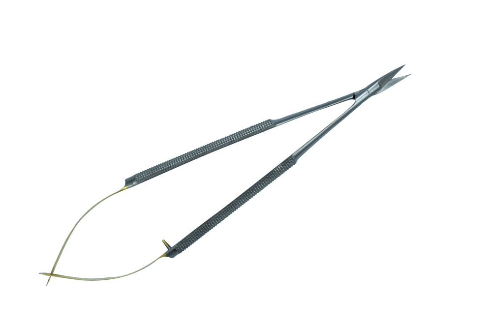 Micro Scissor Round Handle Curved 15cm TC insert Cod 1002-14 ...
