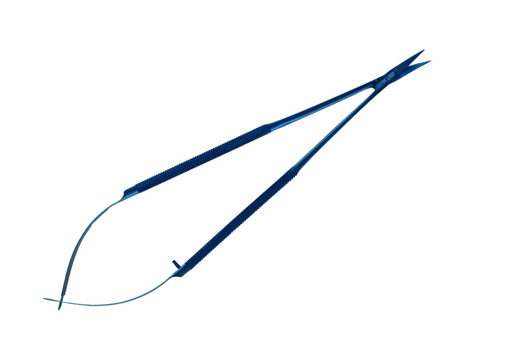 Micro Scissor Round Handle Straight 17cm Titanium Cod 1002-29 ...