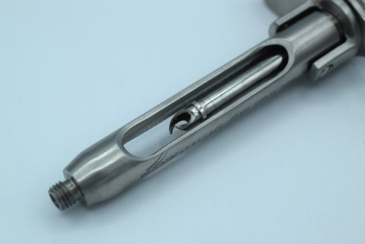 Syringe 1.8ml EU Stainless Steel INOX Folding Type (1 Ring) Cod 1006-11.