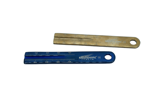 2 Color Endo Ruler Span Measure  COD 1026-1C