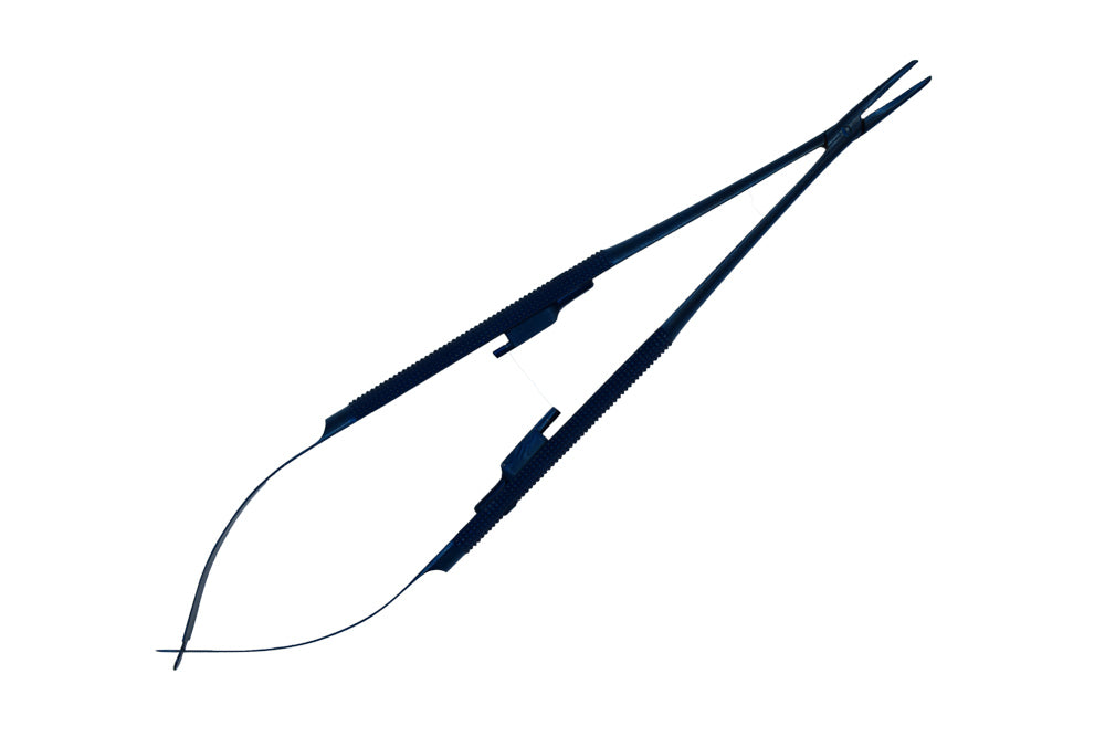 Castroviejo TITANIUM Round Handle Curved 18cm Needle Size 5-0,6-0,7-0,8-0,9-0,10-0 Cod 1004-28.