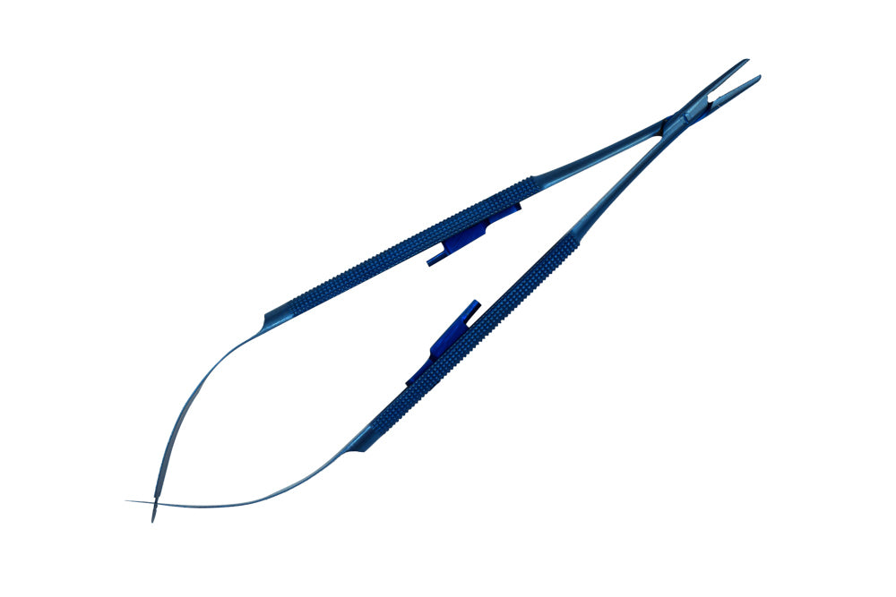 Castroviejo TITANIUM Round Handle Straight 18cm Needle Size 5-0,6-0-7-0,8-0,9-0,10-0 Cod 1004-29.