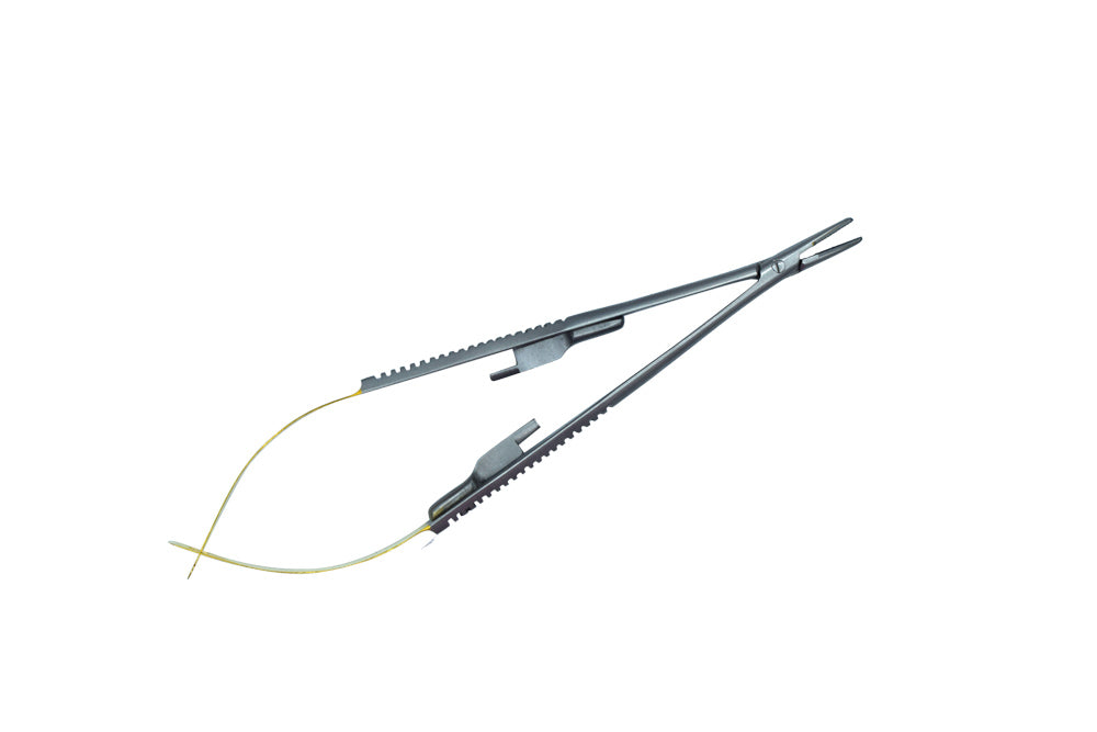 Castroviejo TC insert Straight 14cm Needle Size 4-0,5-0,6-0 Cod 1004-14.