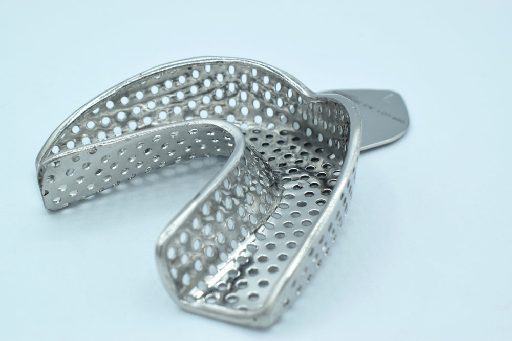 LOWER IMPRESSION TRAY (L) - STAINLESS STEAL Cod 1027-9