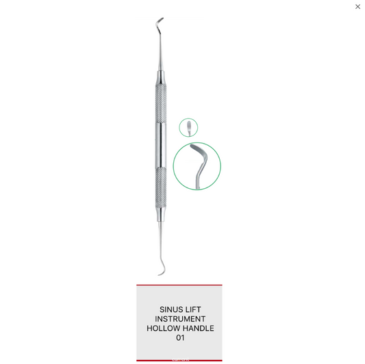 SINUS LIFT INSTRUMENT HOLLOW HANDLE 01 cod 1021-14