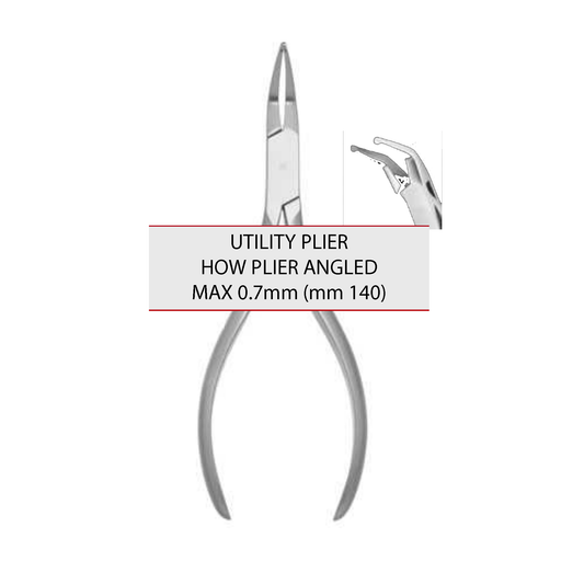 HOW PLIER CURVED – MAX 0.7mm (mm 140) cod 1024-3
